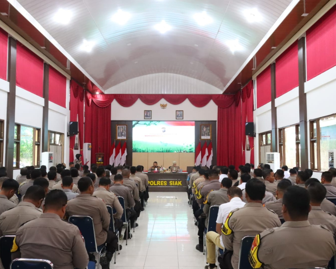 Polres Siak Gelar Pelatihan Public Speaking, Tingkatkan Kualitas Personel Dukung Program Green Policing