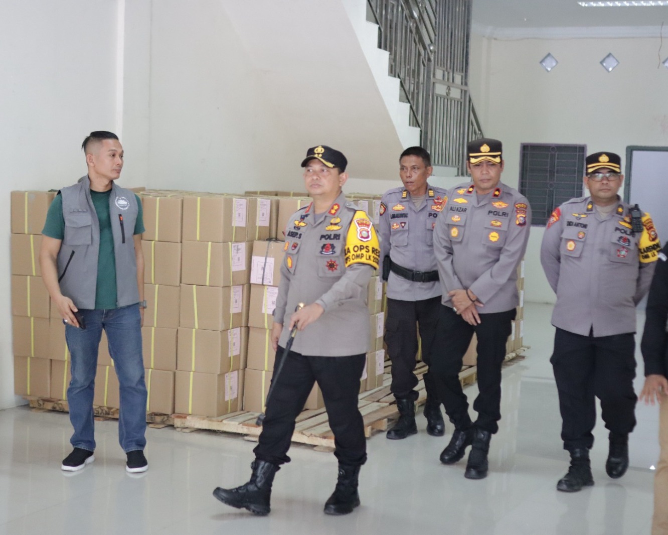 Kapolres Siak AKBP Asep Sujarwadi Siapkan Pengamanan Maksimal Logistik Pilkada