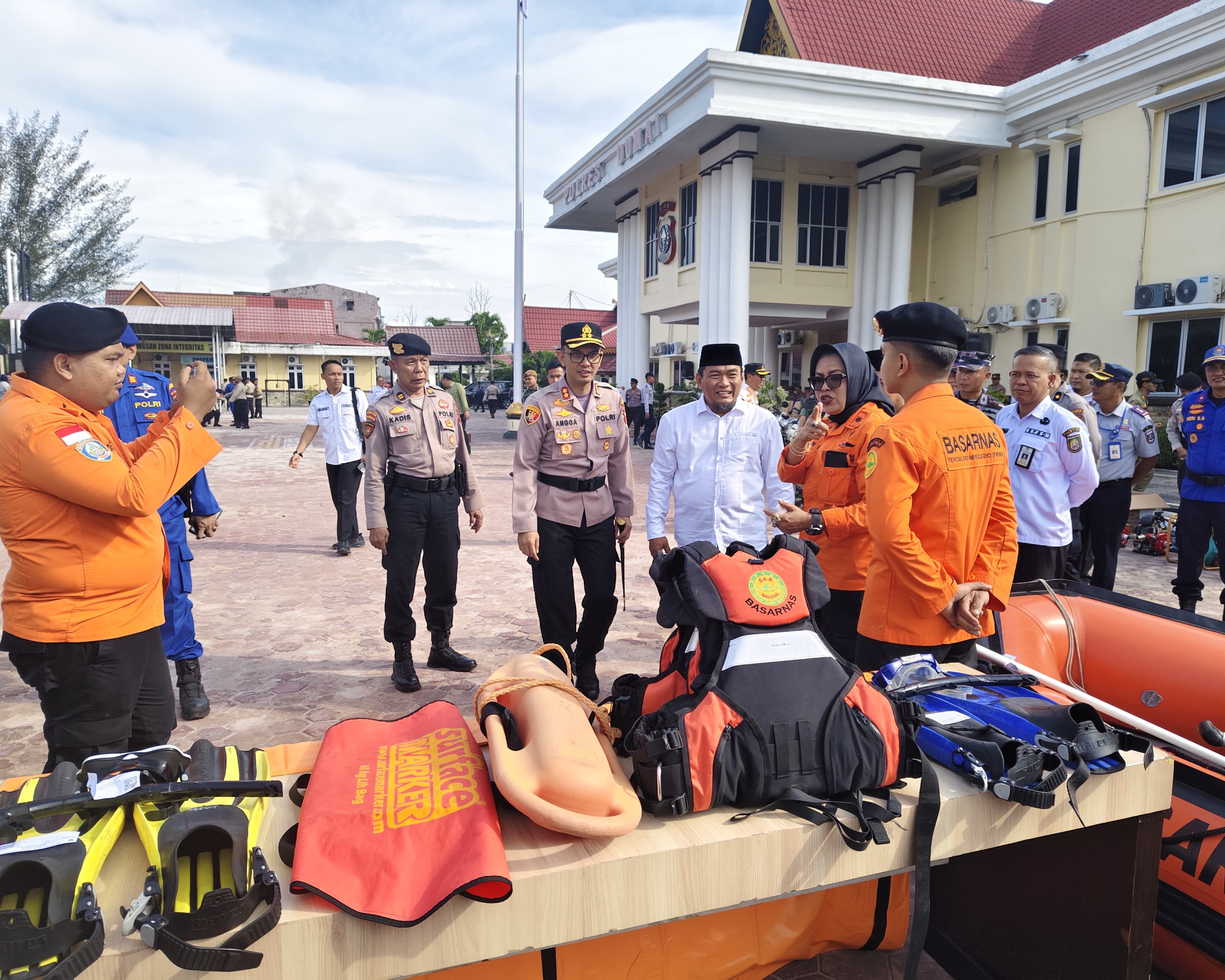 Polres Dumai Gelar Apel Kesiapan Tanggap Darurat Bencana Hidrometeorologi