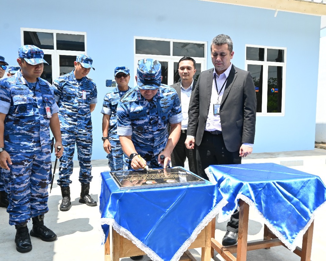 Tinjau Fasilitas Lanud Pangeran M Bun Yamin, Panglima Resmikan Gedung GSG Dan Klinik Mustang