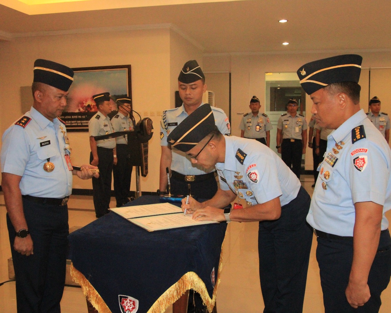 Kolonel Lek Evik Merdiyana., S.I.P., S.T., M.M Jabat Askomlek Kaskodau I