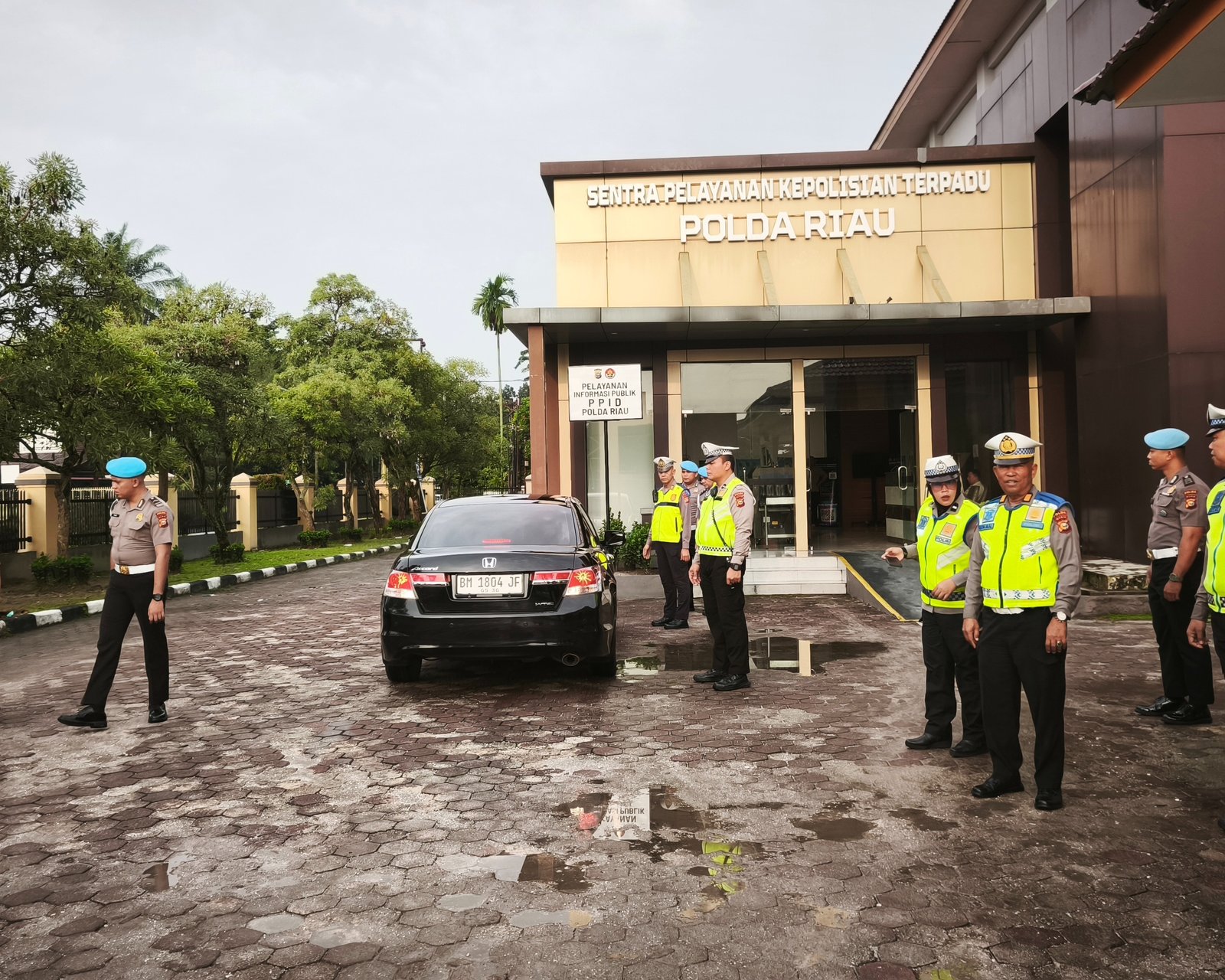 Hari Keempat Operasi Patuh Lancang Kuning 2026, Ditlantas dan Propam Polda Riau Gelar Gaktibplin Personel