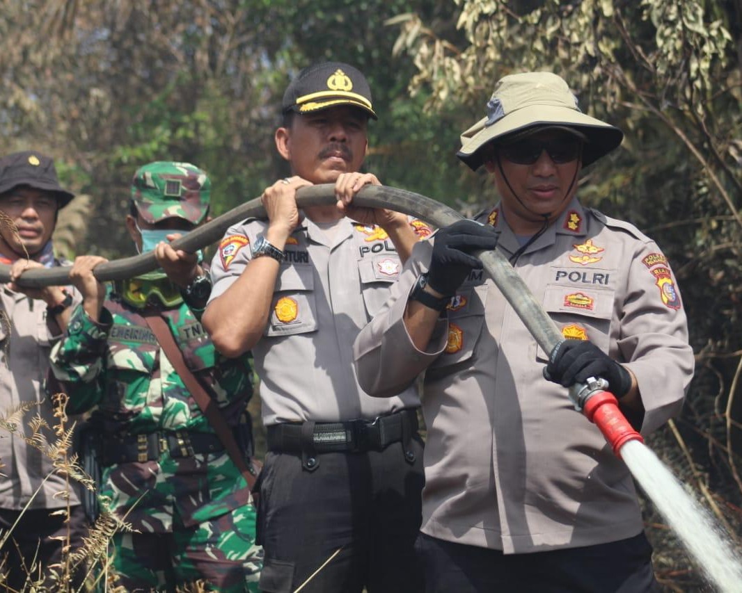 Dalam Mencegah Karhutla, Polda Riau Gunakan Teknologi, 'Dashboard Lancang Kuning', Untuk Mendeteksi atau Menentukan Titik Api