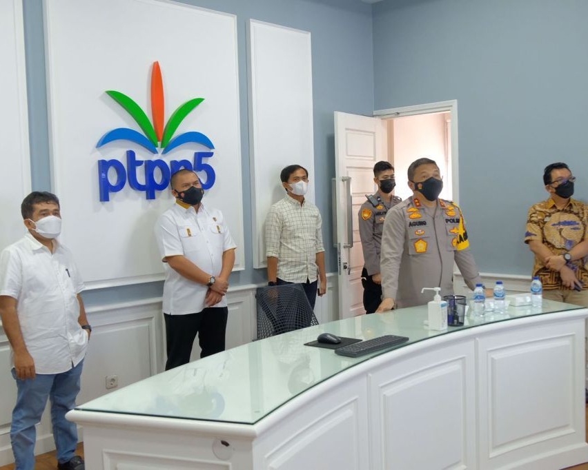 Polda Riau Siap Memperkuat Pengamanan Produksi PTPN V