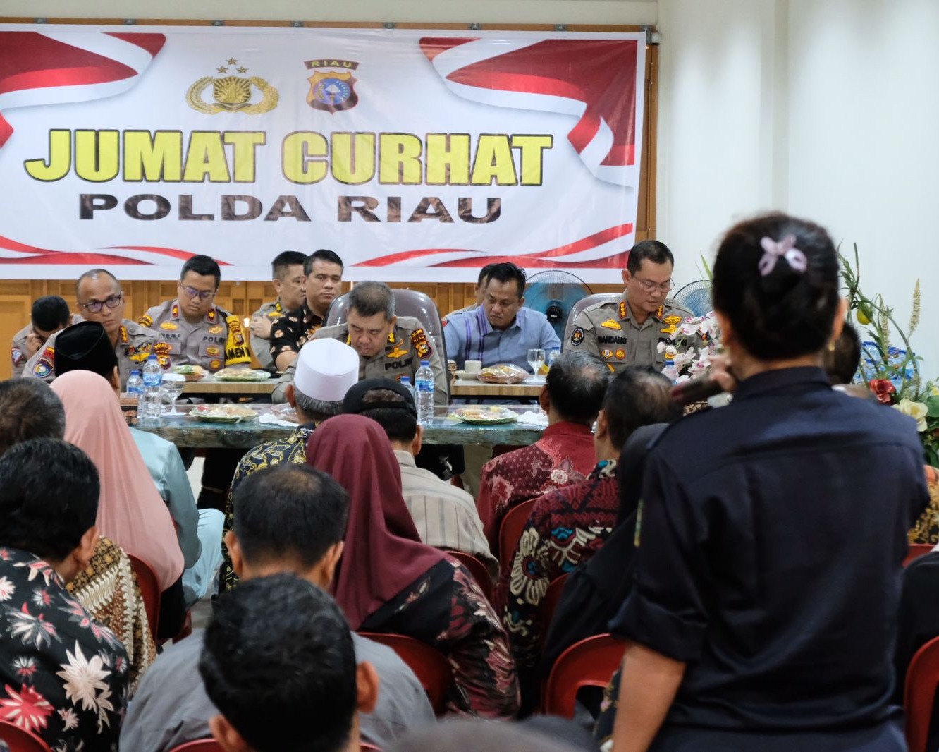 Polda Riau Kembali Gelar Jumat Curhat Bersama Masyarakat