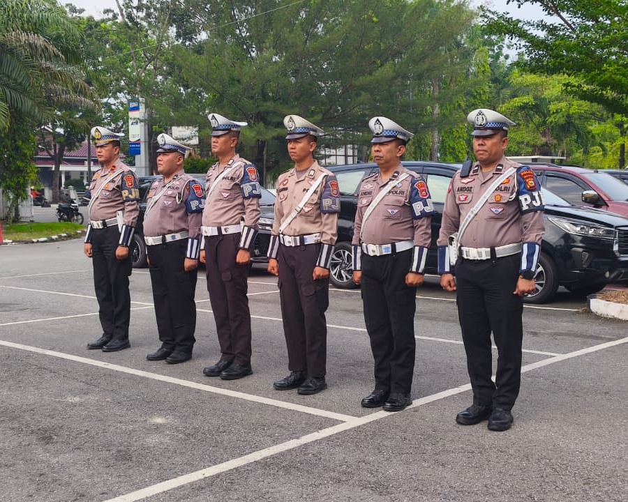 Apresiasi Heroik Personel PJR, Ditlantas Polda Riau Beri Reward Dan Tanamkan Semangat Green Policing