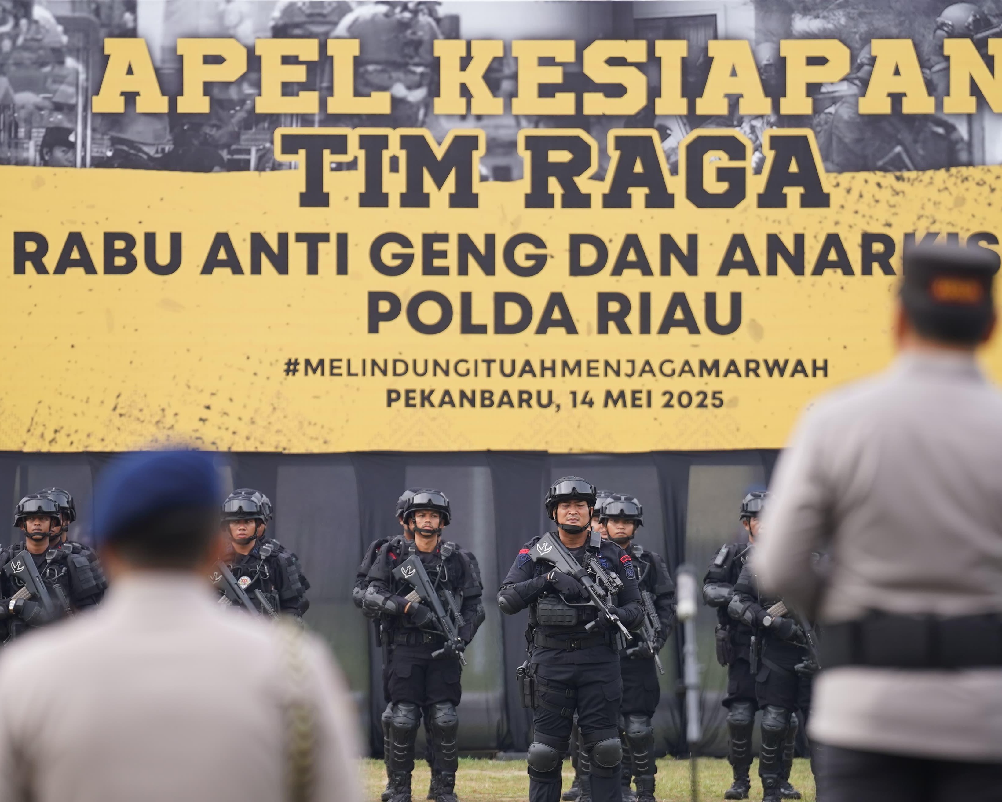 Polda Riau Resmi Meluncurkan Program Tim RAGA (Rabu Anti Geng Dan Anarkisme)