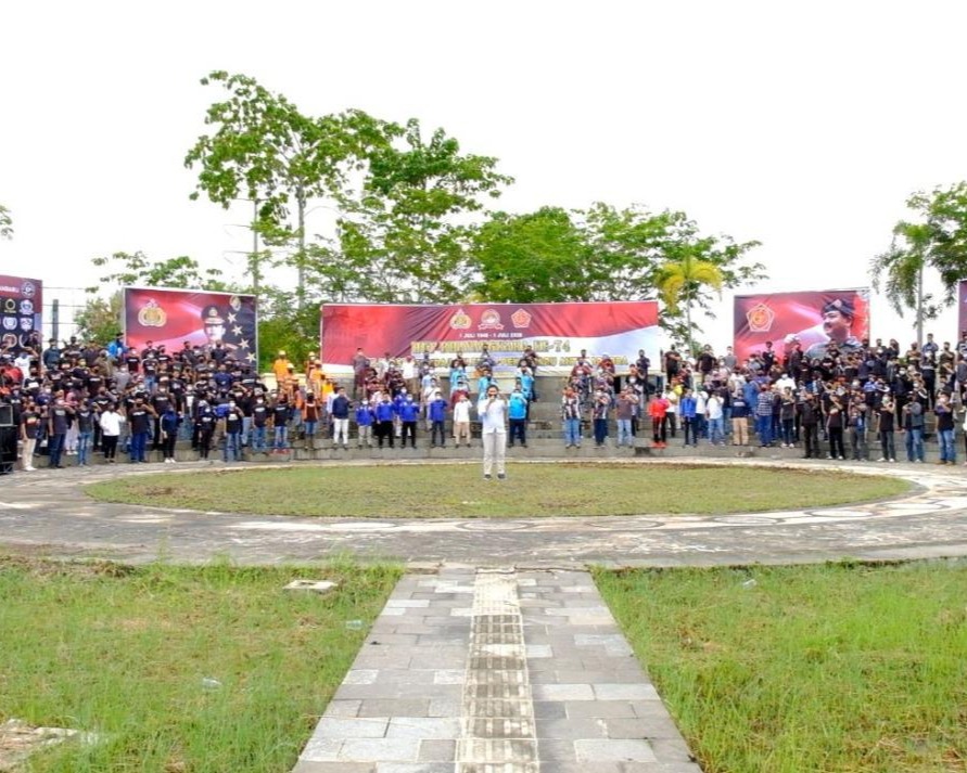 Pemuda Pemudi Millenial Lintas Organisasi Mendukung Polda Riau Dengan Mendeklarasikan Anti Narkoba