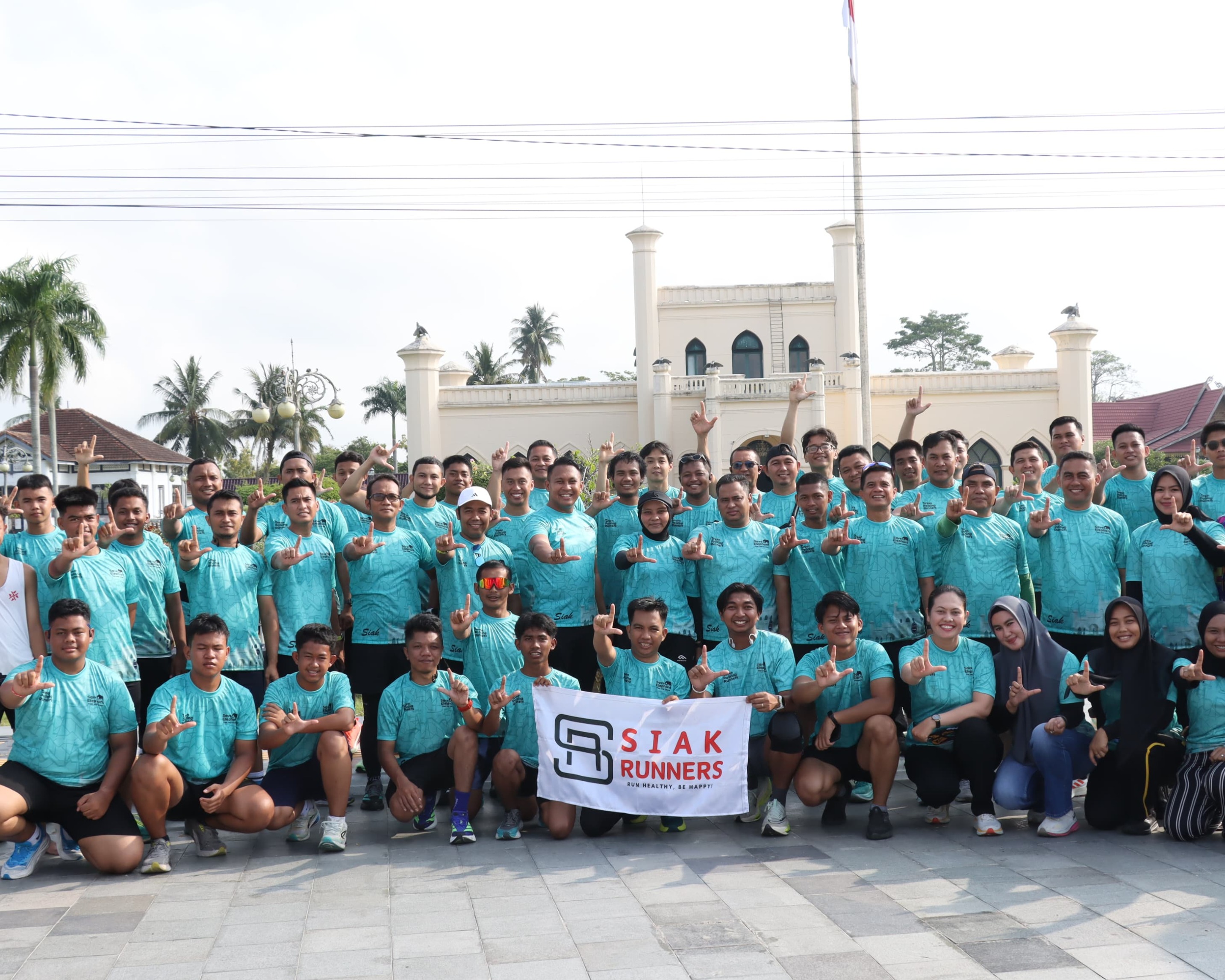 Green Policing Community Run, Polres Siak Ajak Warga Hidup Sehat dan Peduli Lingkungan