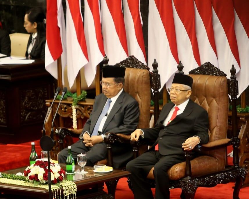 Joko Widodo dan Ma'ruf Amin Resmi Menjadi Presiden dan Wakil Presiden Periode 2019 - 2024