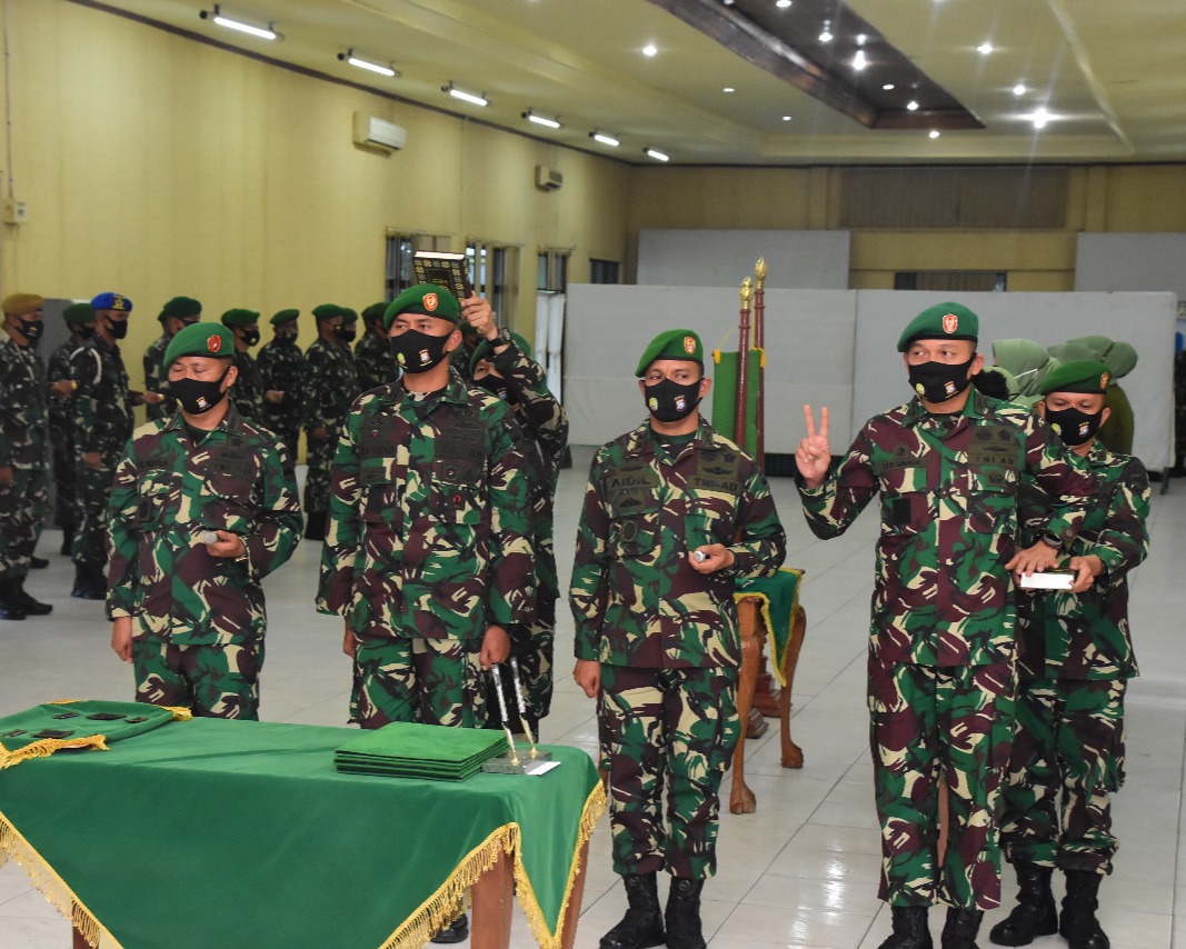 Danrem 031/WB Pimpin Sertijab Dua Jabatan Dandim di Jajarannya