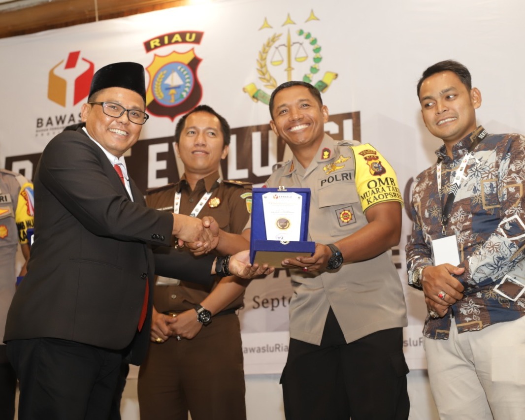 Sentra Gakkumdu Inhu Terbaik di Riau Pada Penanganan Tindak Pidana Pemilu 2019