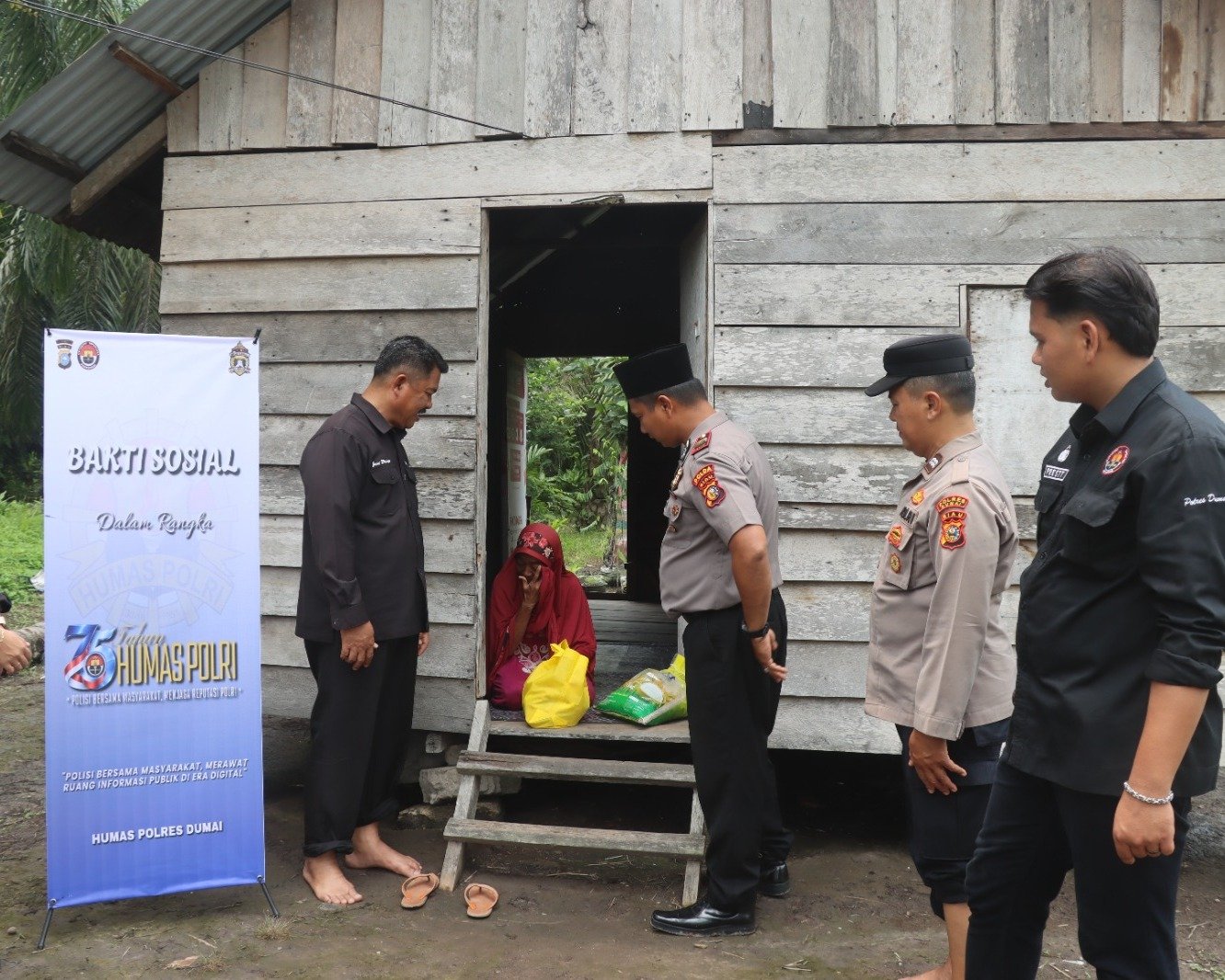 Polres Dumai Gelar Bakti Sosial Sambut HUT Ke-75 Humas Polri Tahun 2026