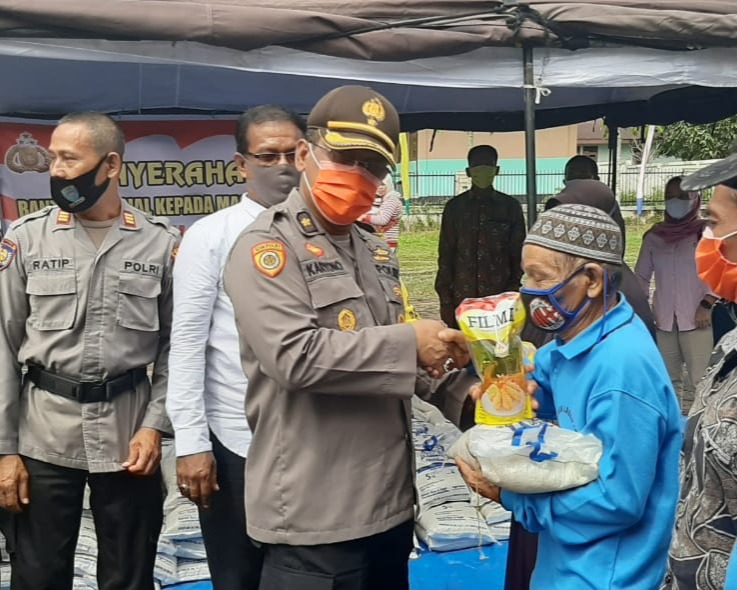 Polres Kampar Launching Gerakan Jaga Kampung Program Kampung Tangguh Nusantara di Desa Laboy Jaya