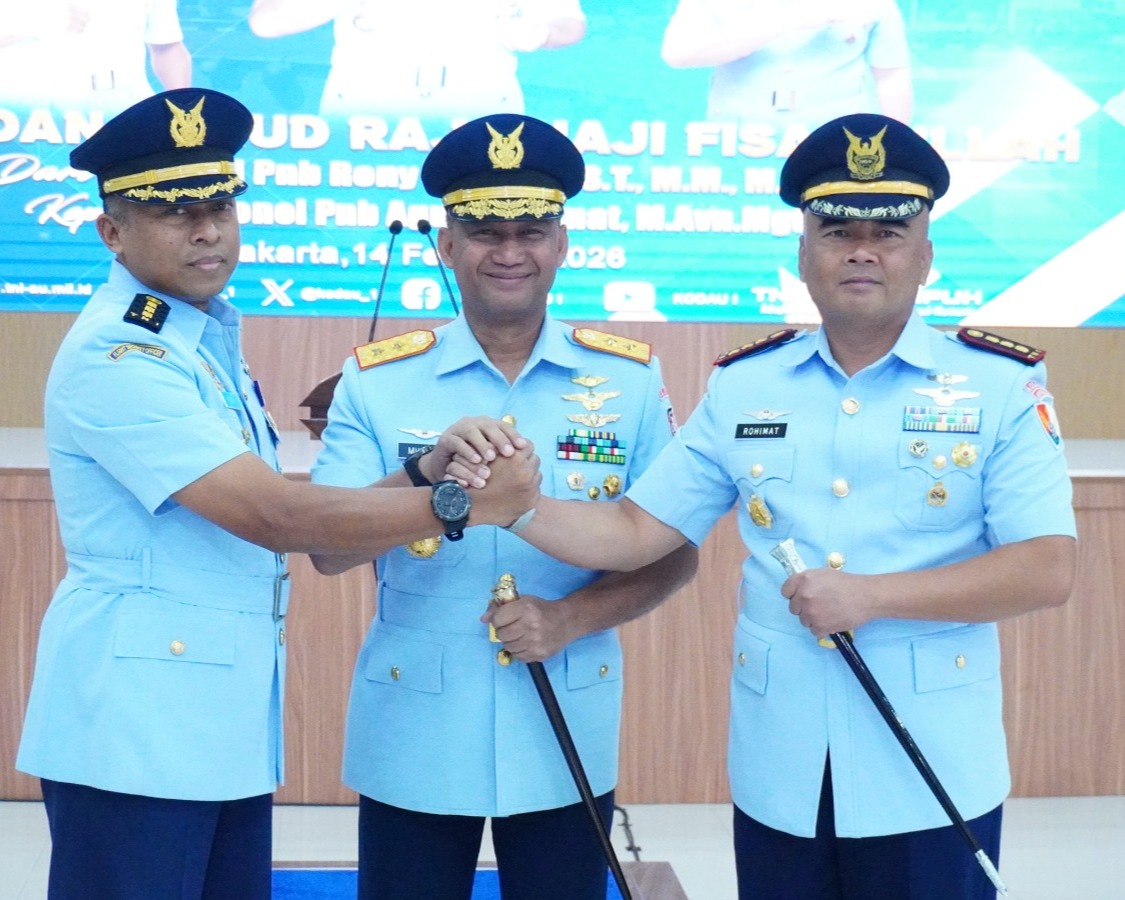 Kolonel Pnb Agus Rohimat, M.Avn.Mgt Resmi Jabat Danlanud RHF