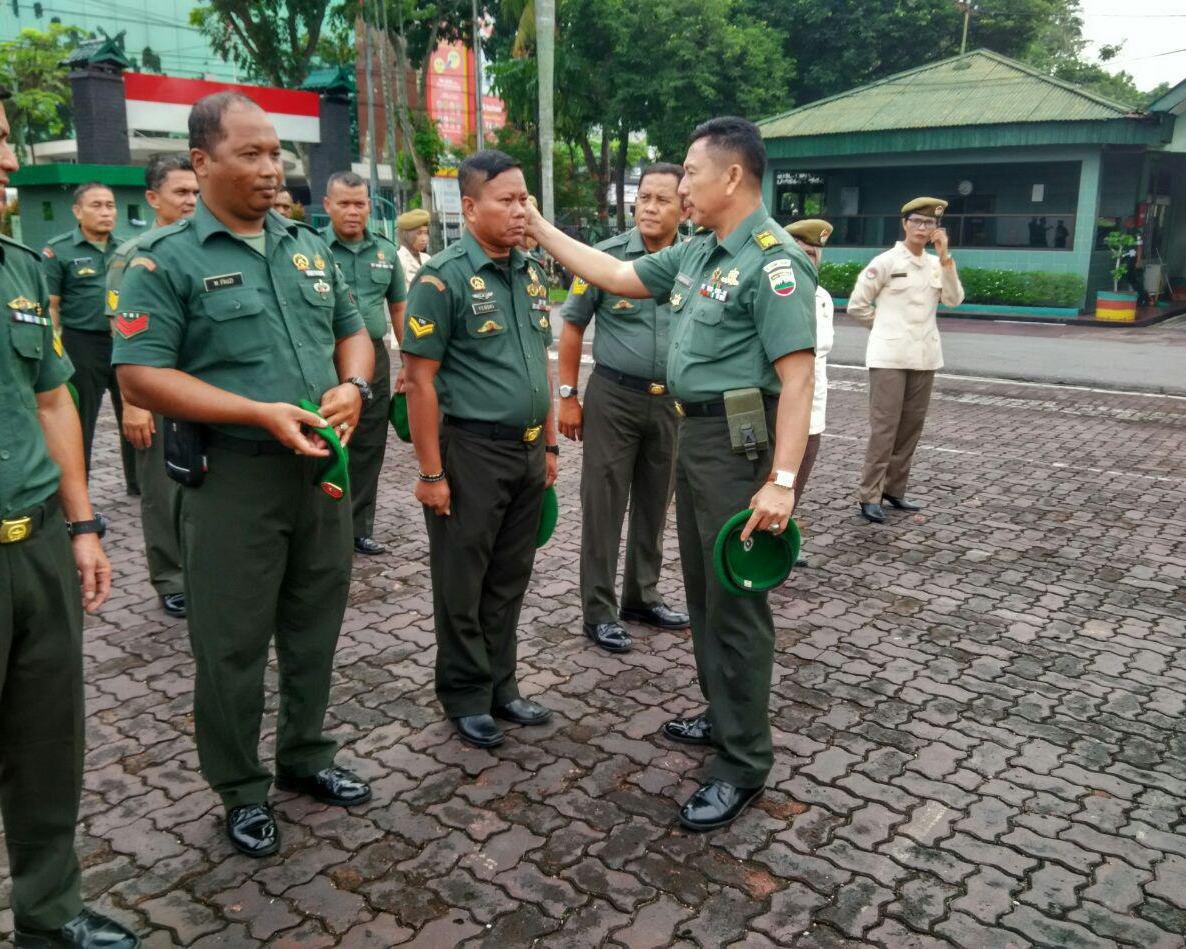 Kodim 0301/Pekanbaru Melaksanakan Kegiatan Pemeriksaan Gamad TA 2019