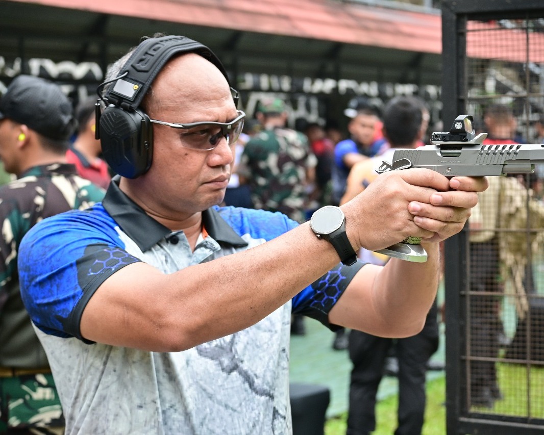 Pangkodau I ikuti Lomba Menembak Panglima TNI Cup Tahun 2025