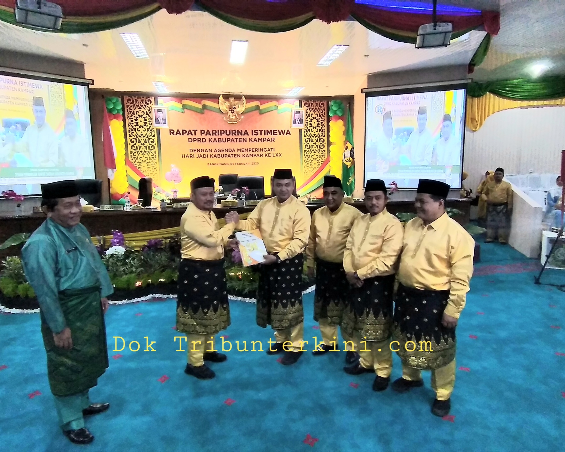 Rapat Paripurna Istimewa Hari Jadi Ke 70 Tahun, Bupati Kampar: Akan Menjalankan Enam Misi Pembangunan