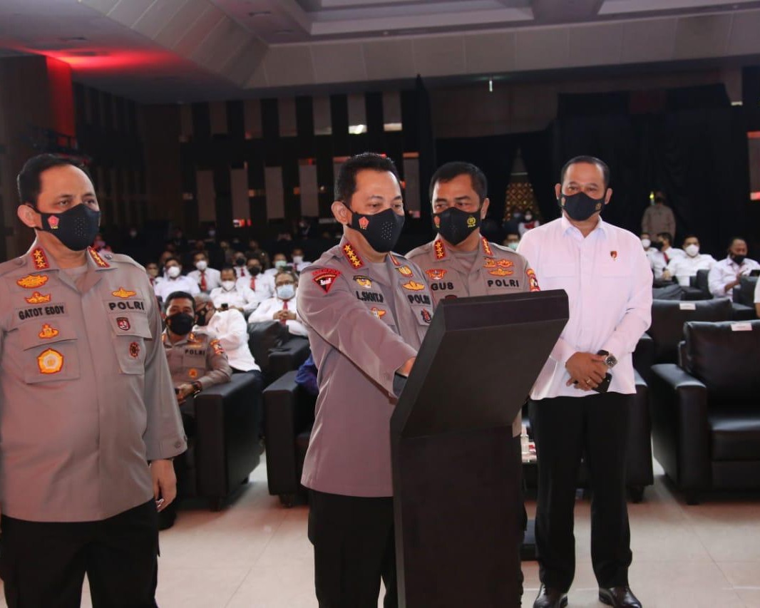 Lauching SP2HP Online, Kapolri: Semoga Tidak Ada Lagi Sumbatan Komunikasi