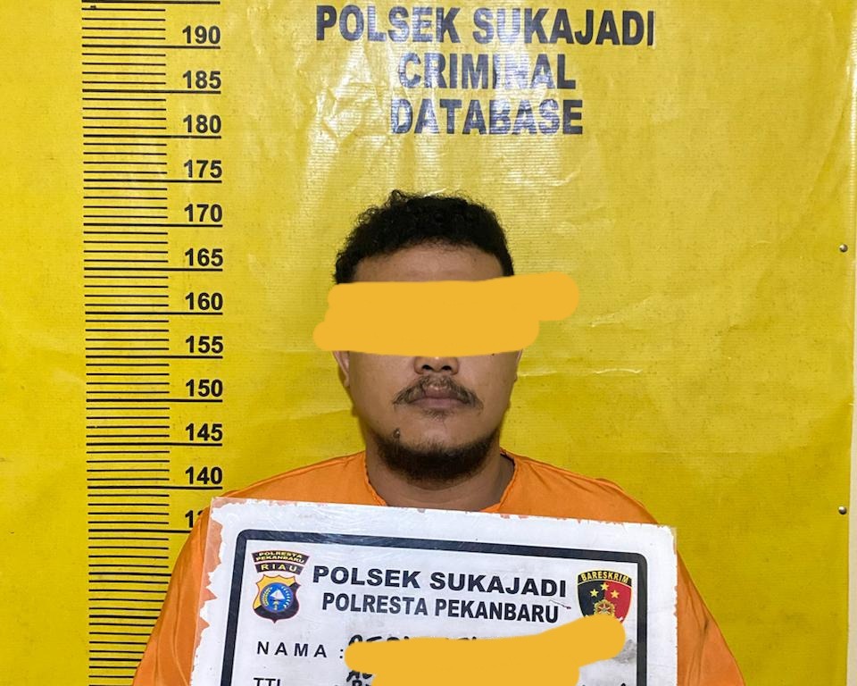 Polsek Sukajadi Polresta Pekanbaru Berhasil Ringkus Seorang Pria Pengedar Narkotika Jenis Sabu