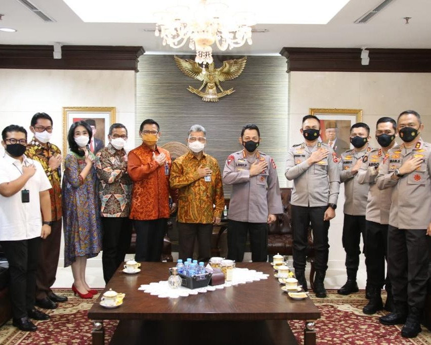 Silahturahmi Dengan Bank BRI, Kapolri Dorong Terciptanya Inovasi UMKM di Tengah Pandemi Covid-19