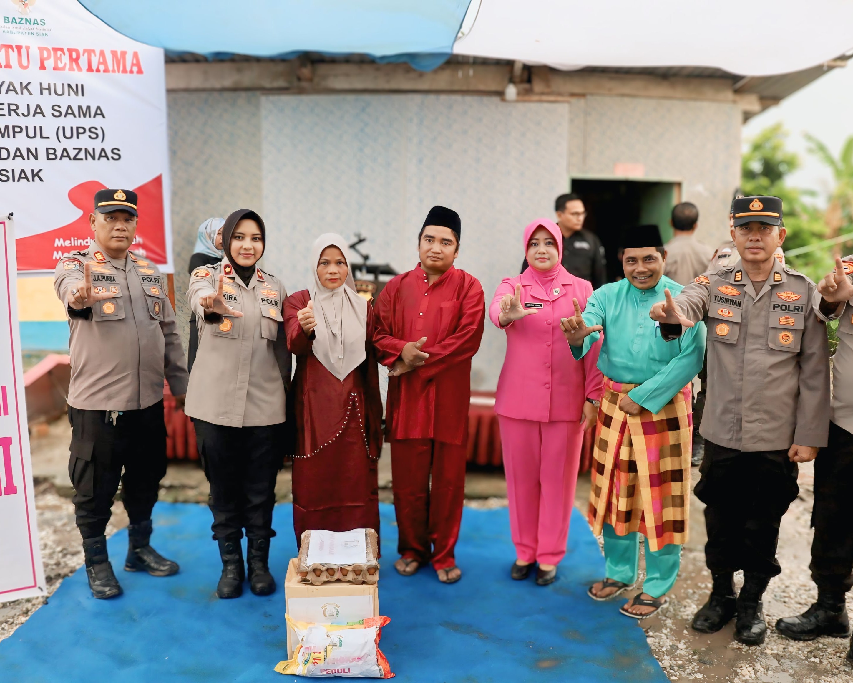 Sambut Hari Bhayangkara Ke-80 Tahun 2026: Polres Siak Bangun Rumah Layak Huni Untuk Pak Siar