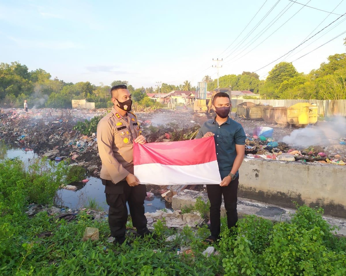 Anak Penyelamat Bendera Merah Putih Dapat Penghargaan Dari Kapolres Meranti