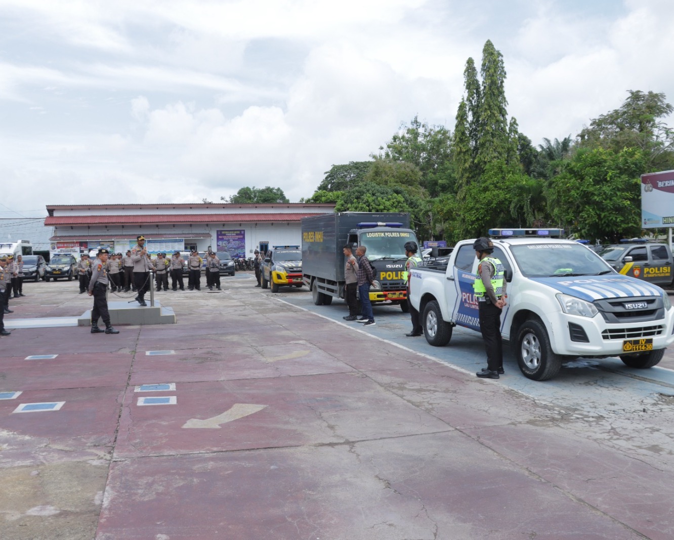 Pastikan Distribusi Logistik Pemilu Aman, Polres Inhu Gelar Pelatihan