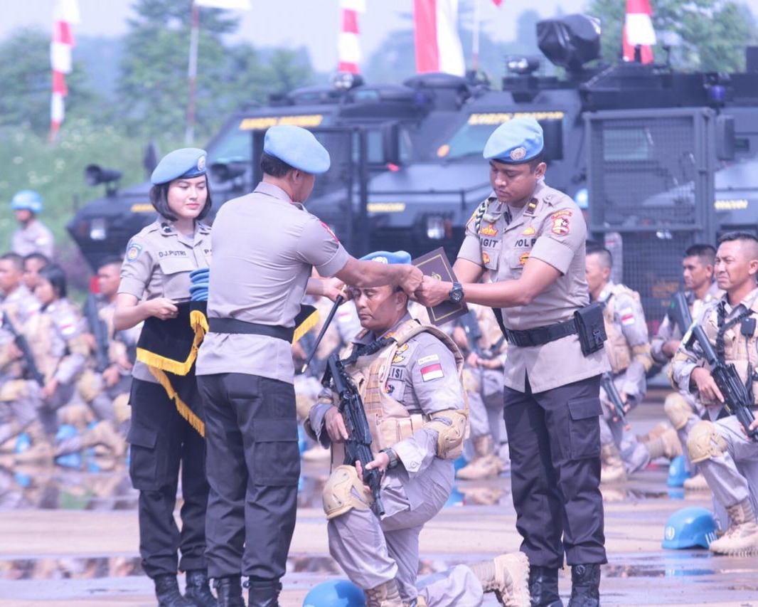 Kapolri Pimpin Kegiatan Pembaretan Kontingen Satgas Misi Perdamaian PBB 
