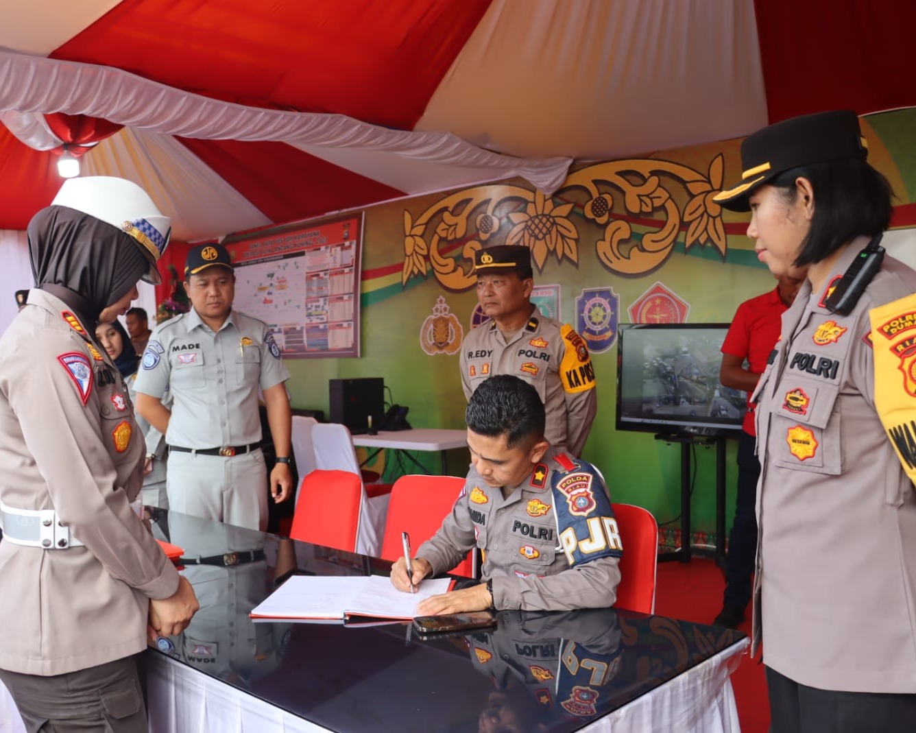 Polres Dumai Terima Kunjungan Tim Supervisi Ops Lilin Lancang Kuning 2023 Dalam Rangka Pengamanan Nataru