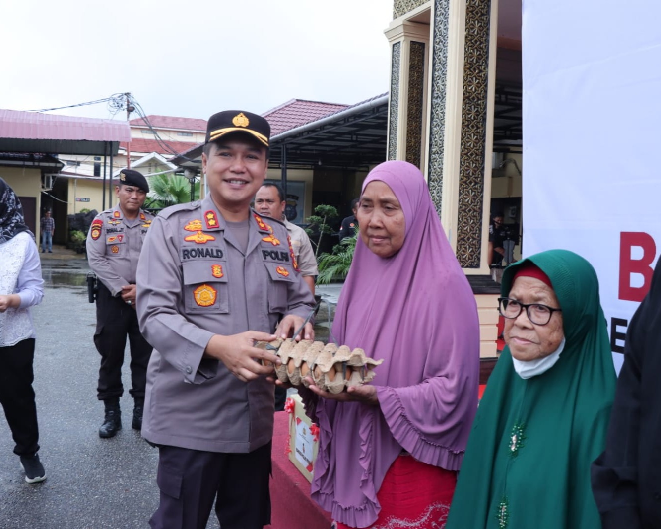 Polres Kampar Salurkan Bantuan Sembako Jelang Bulan Suci Ramadan 1446 H, Wujudkan Kepedulian dan Sinergi