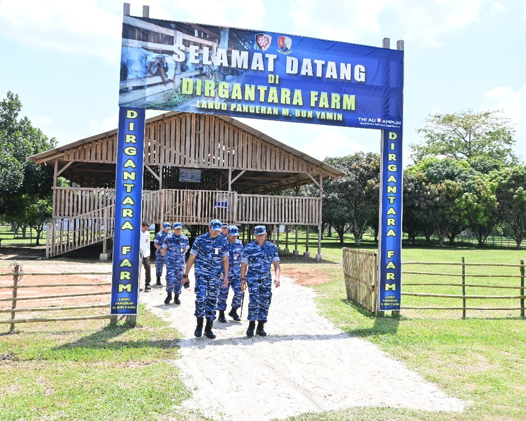 Tinjau Fasilitas Lanud Pangeran M Bun Yamin, Panglima Resmikan Gedung GSG Dan Klinik Mustang