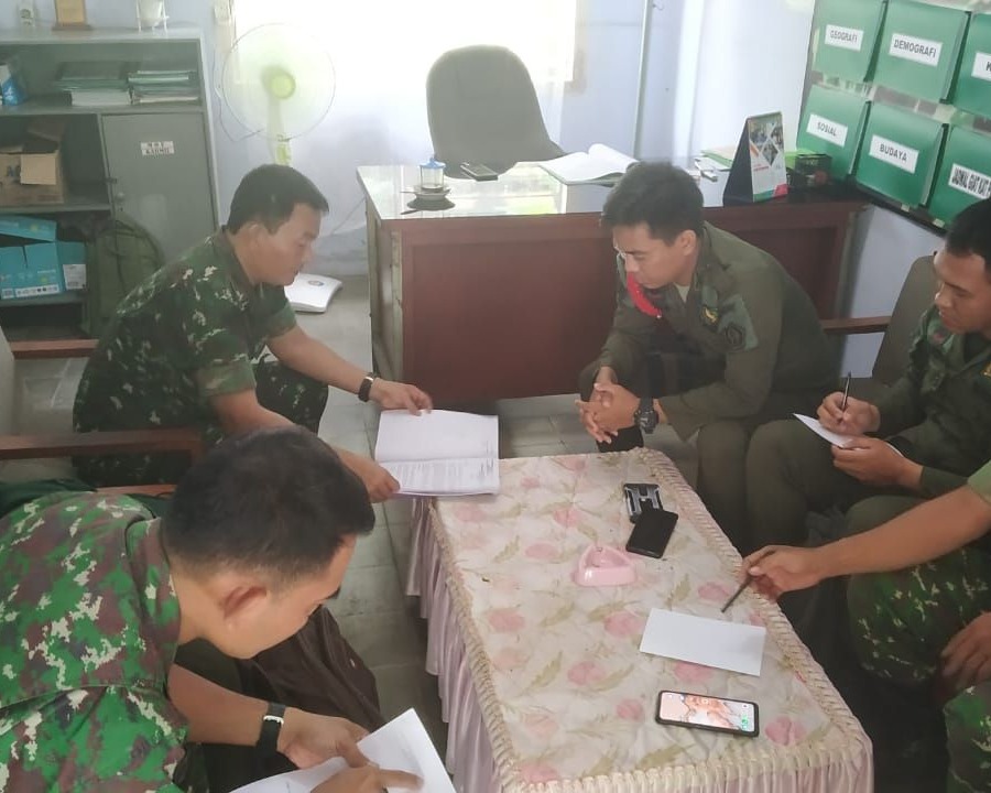 Pasiter Kodim 0301/Pekanbaru Menerima Kedatangan Rombongan Resimen Mahasiswa Satuan 045/Indra Jaya UNILAK