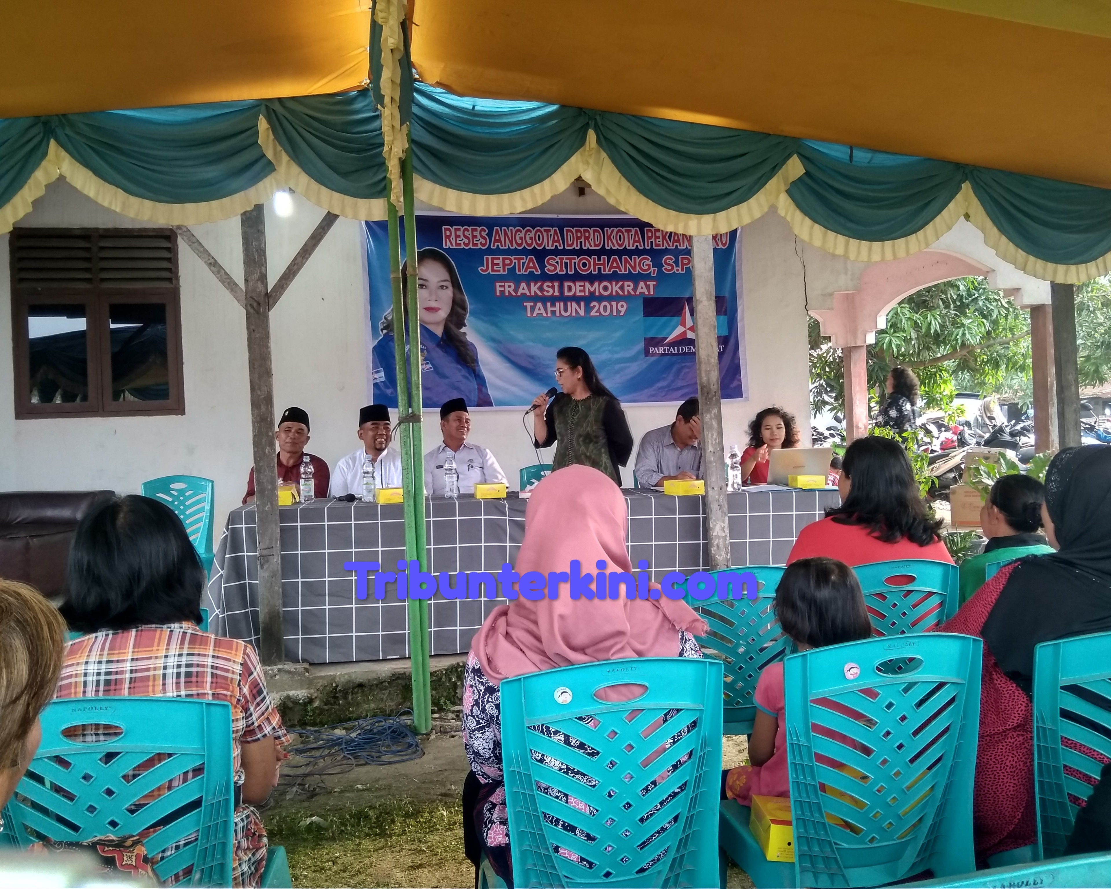 Reses Pertama Anggota DPRD Pekanbaru Jepta Sitohang Fraksi Demokarat Tahun 2019