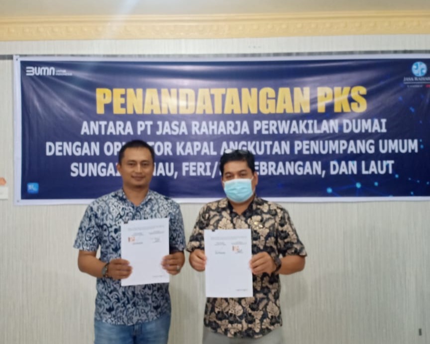 Jasa Raharja Berikan Jaminan Penumpang Kapal Di Panipahan Kabupaten Rokan Hilir