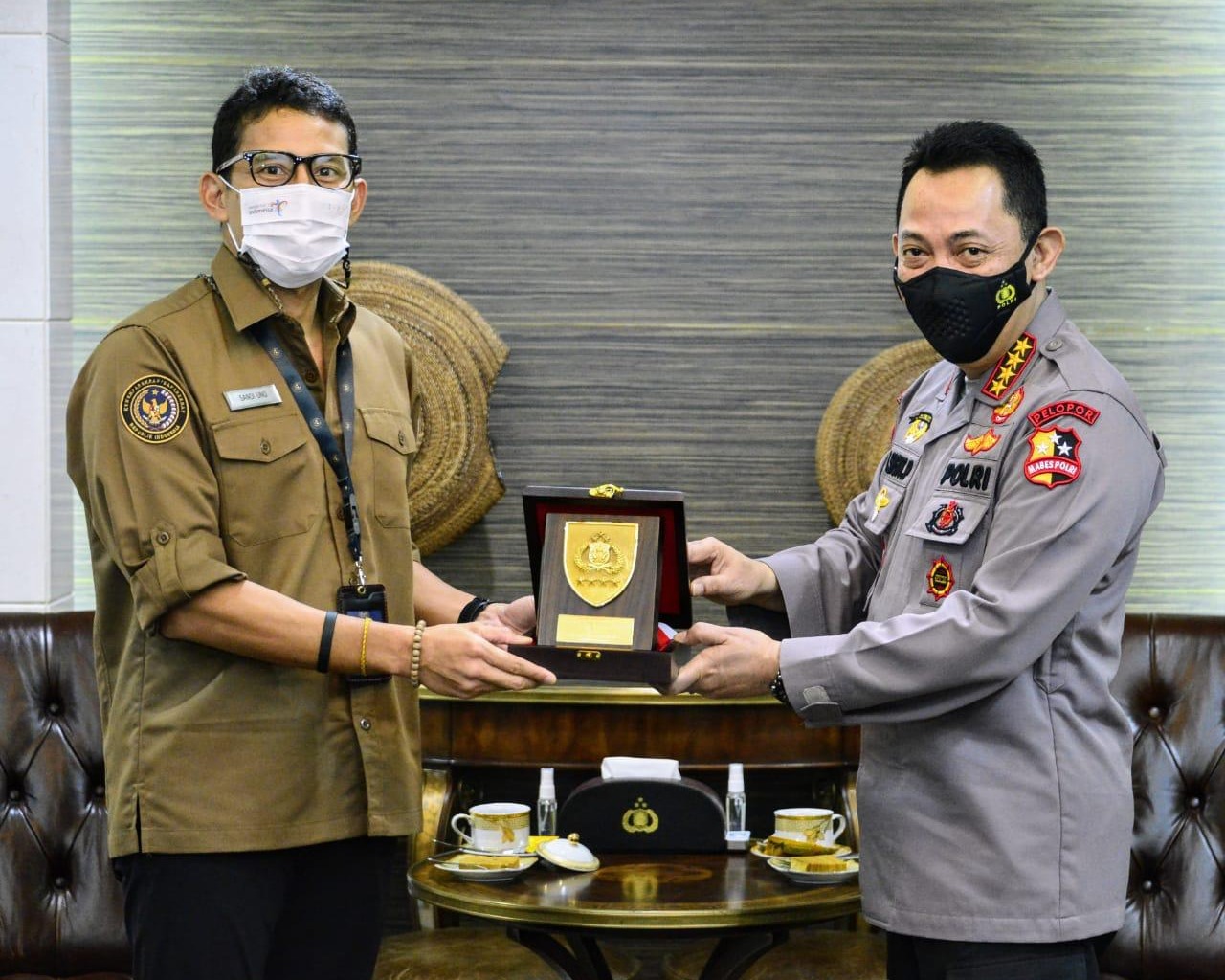 Bersama Menteri Pariwisata dan Ekonomi Kreatif, Kapolri Bahas Penguatan 5 Destinasi Super Prioritas