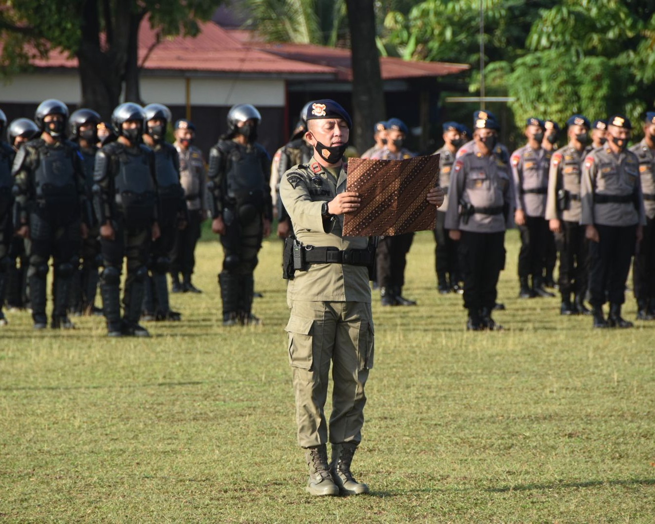 Satuan Brimob Polda Riau Laksanakan Latihan Pemeliharan dan Peningkatan Kemampuan PHH