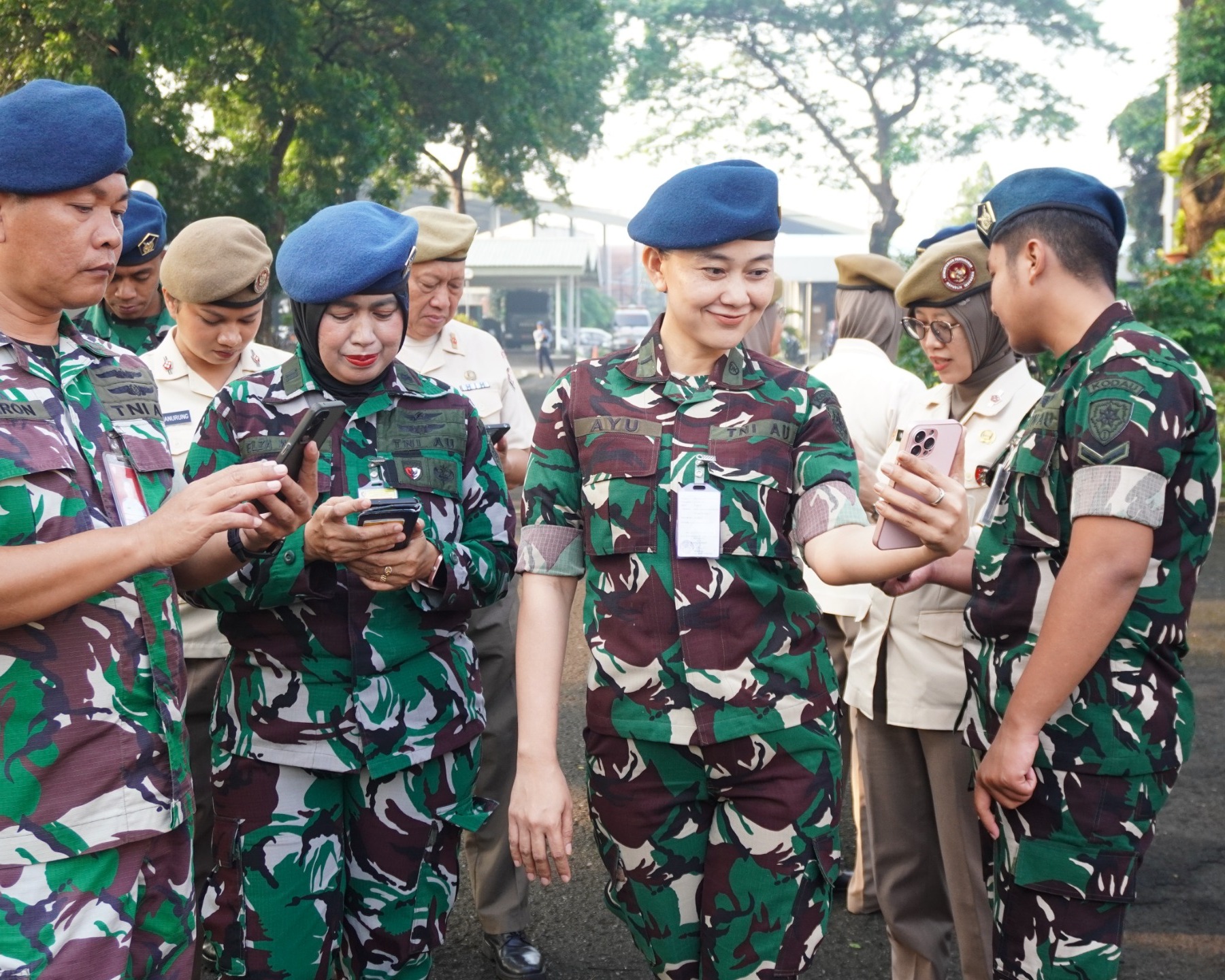 Apel Pagi, Aspers Kaskodau I Sampaikan  Pelaksanaan WFO/WFH