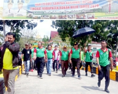Hadiri Hari Peduli Sampah Nasional, Ini Pesan Bupati Rohil 