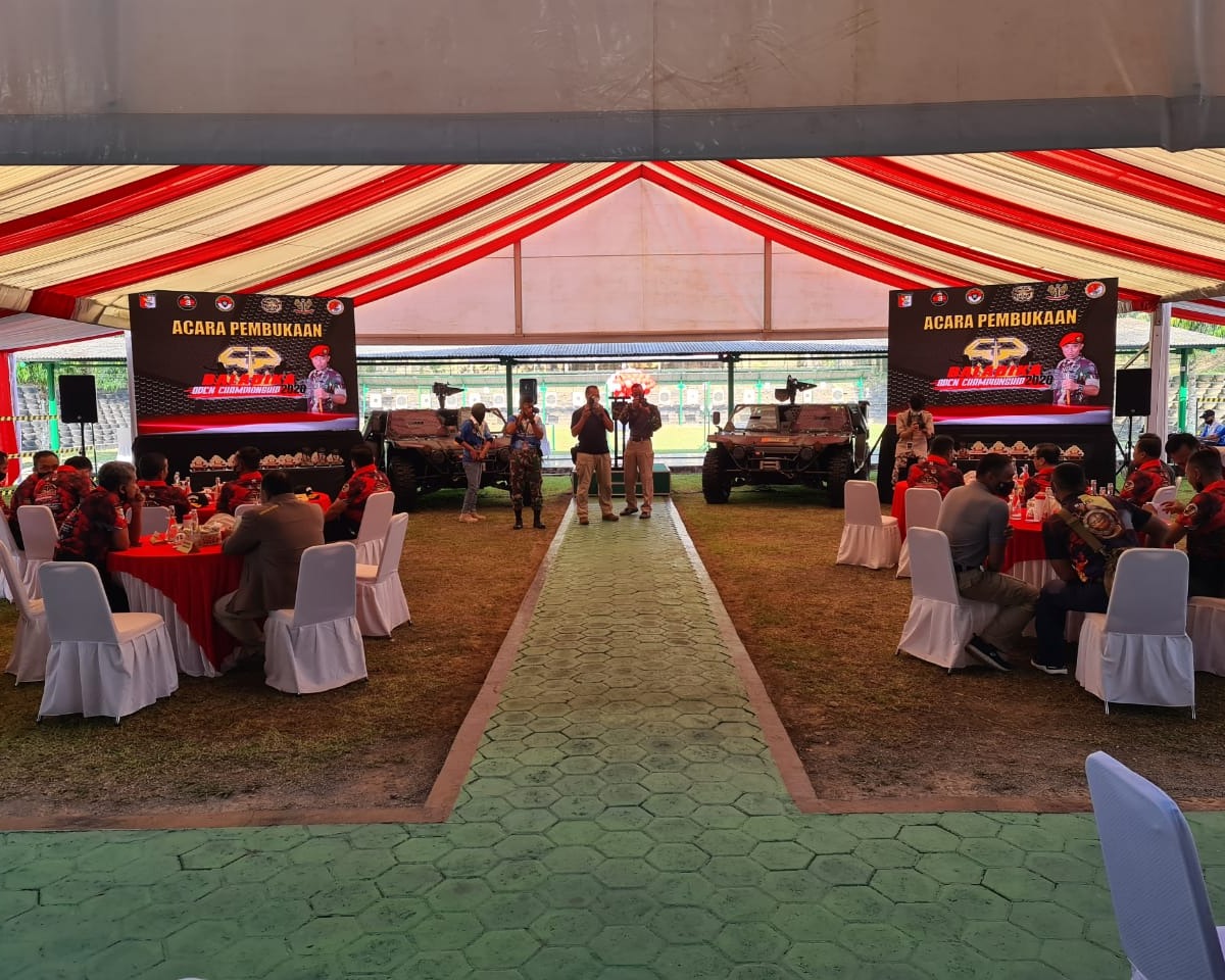Kapolda Banten Hadiri Lomba Tembak Baladika Open Championship 2020 di Lapangan Tembak Eksekutif Grup 1 Kopassus