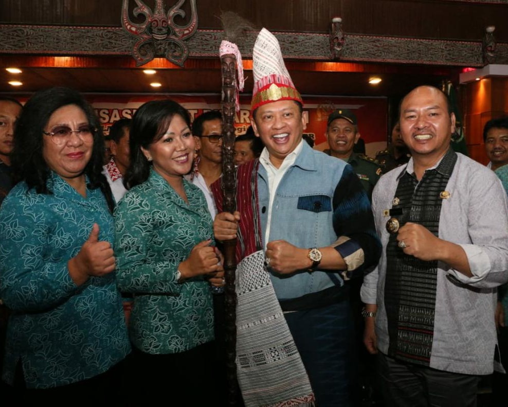 Bupati Taput Menyambut Kunjungan Ketua MPR RI