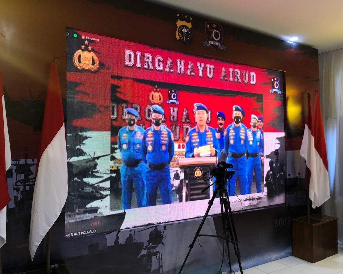 Peringati HUT Polairud Ke-70 Secara Virtual, Kapolri: Jadilah Polri Yang Membanggakan Institusi