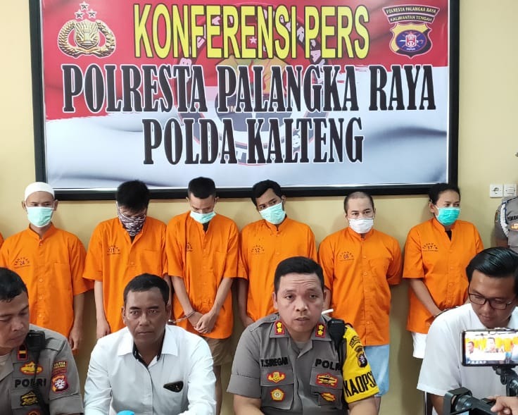 Operasi Kepolisian Antik 2019 Polresta Palangka Raya Amankan enam budak shabu