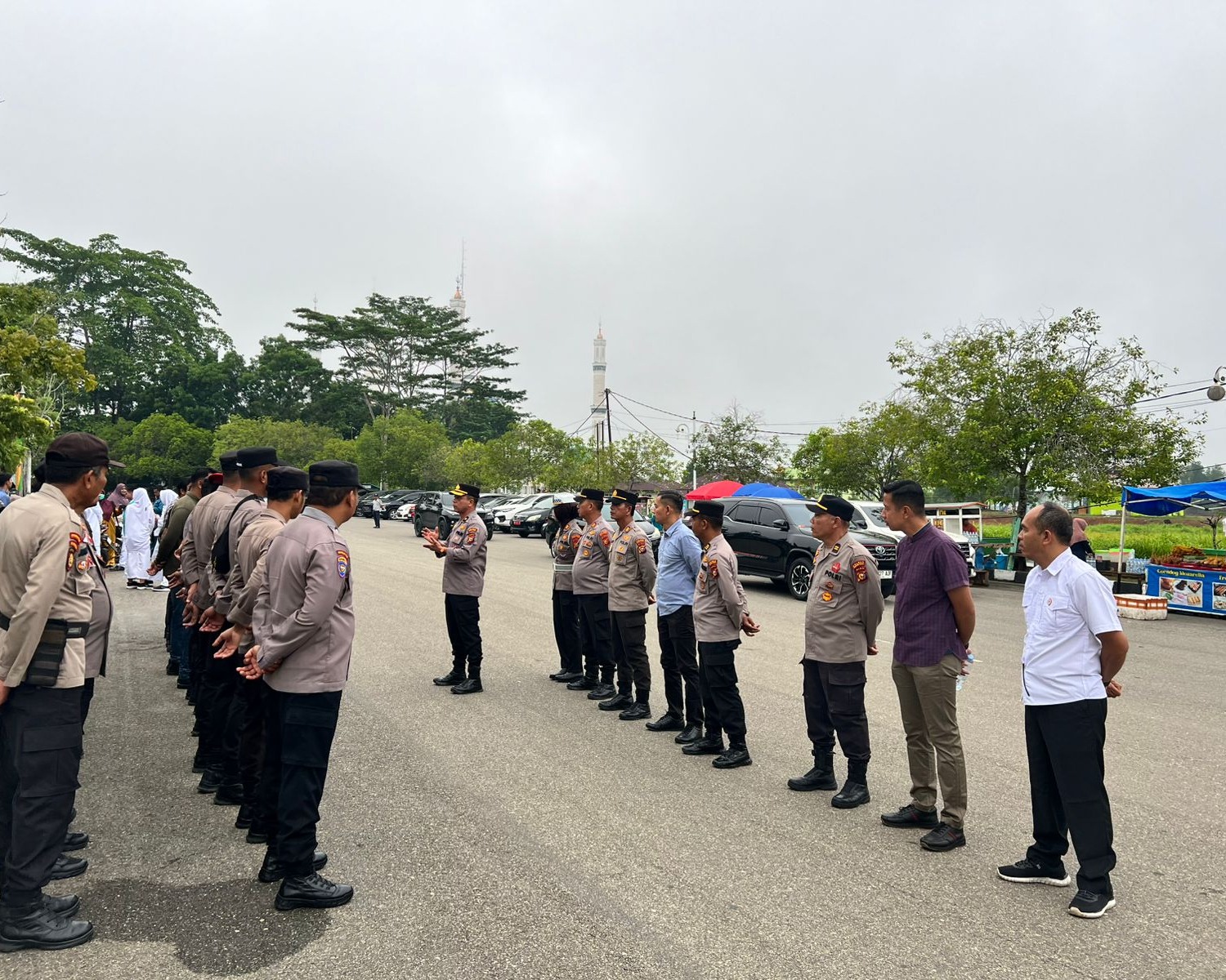 Polres Rohul Amankan Jalannya Upacara Hari Jadi Ke-26 Kabupaten Rokan Hulu