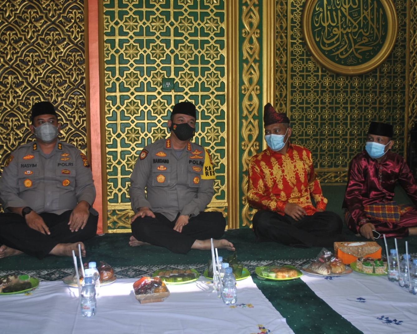 Kapolresta Pekanbaru Hadiri Pembukaan MTQ Tingkat Kelurahan Cinta Raja di Masjid Al-Iman