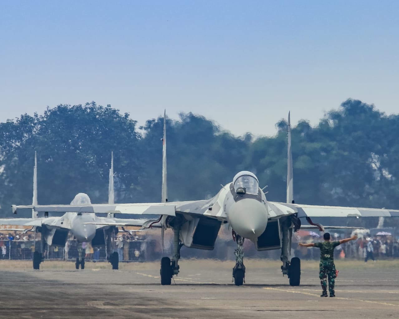 Bersempena HUT RI Ke-81, TNI AU Gelar Open Base Edukasi Ribuan Warga