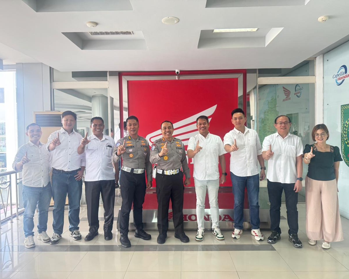 Dirlantas Polda Riau Kunjungi PT Capella Dinamik Nusantara Riau, Perkuat Sinergi Kampanye #Cari_Aman Berkendara