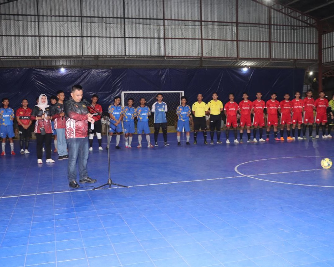 Meriahkan Hari Bhayangkara Ke-77, Turnamen Futsal Kapolres Inhu Cup Dimulai