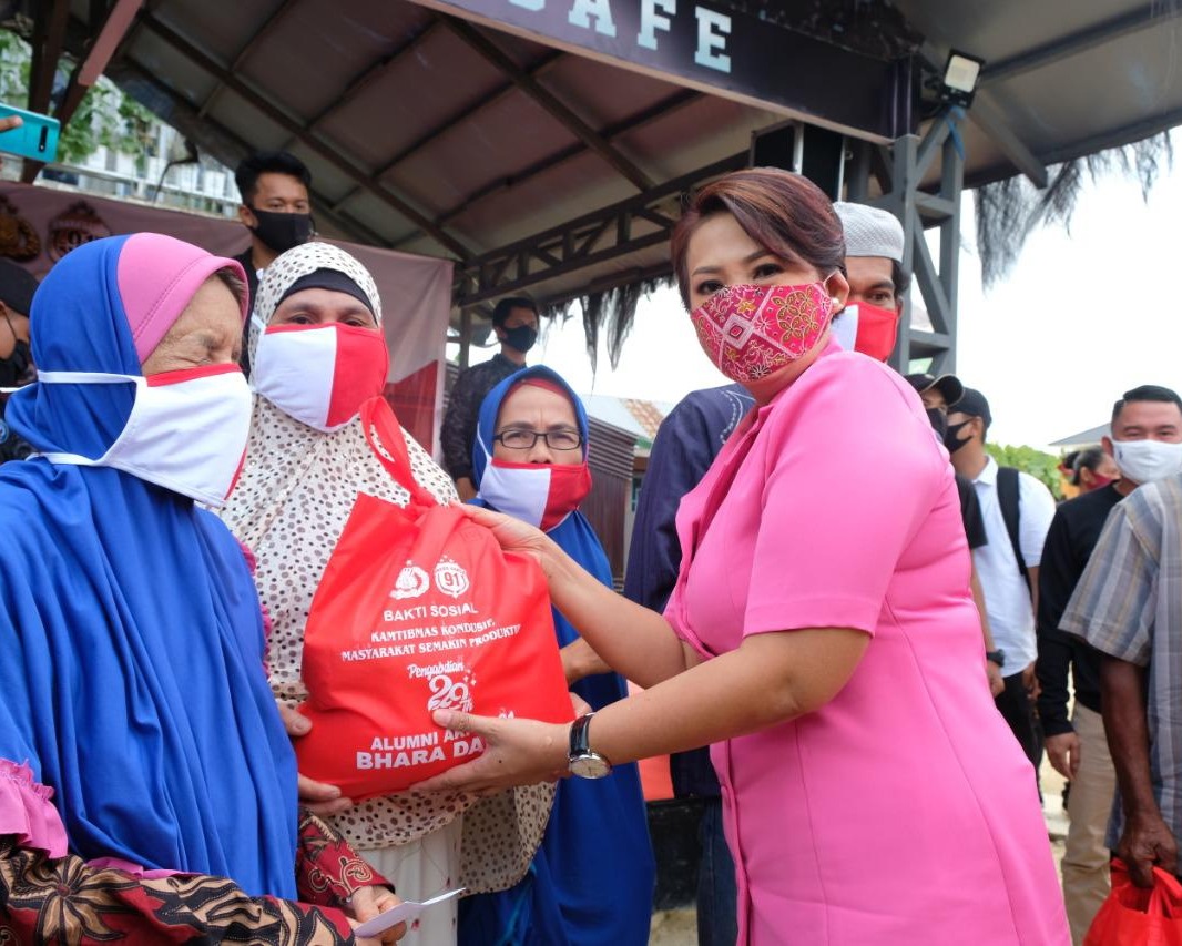 29 Tahun Pengabdian Alumni Akpol 1991 Gelar Kegiatan Baksos di Kota Pekanbaru