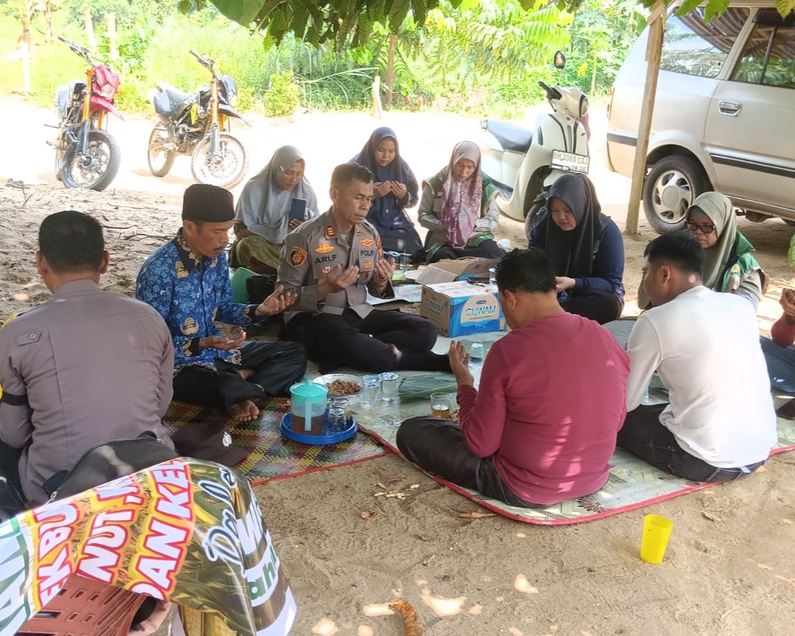 Polsek Bandar Sei Kijang Monitoring Jagung Pipil PT CDSL, Dukung Program Ketahanan Pangan